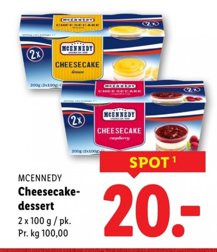 McEnnedy, Cheesecake