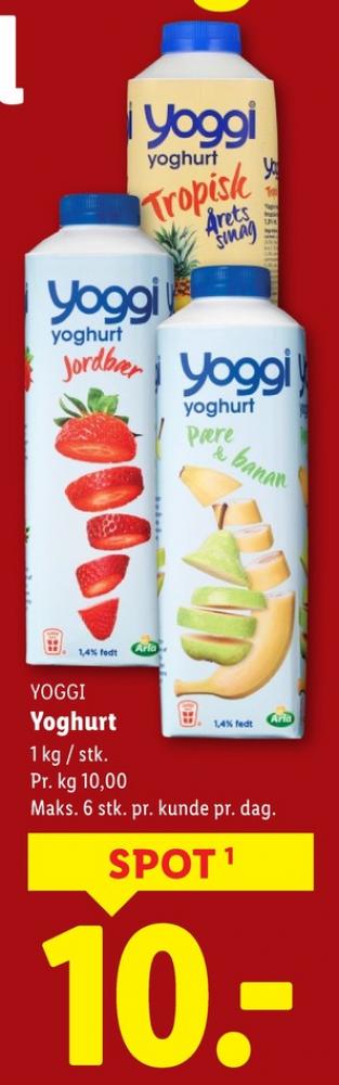 Yoggi, Jordbær Yoghurt 