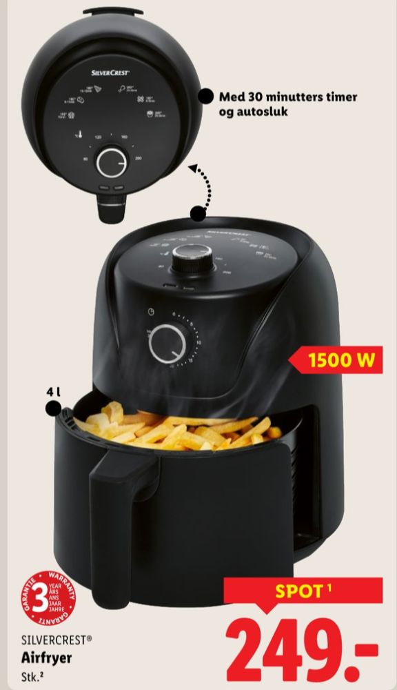 SilverCrest, Airfryer