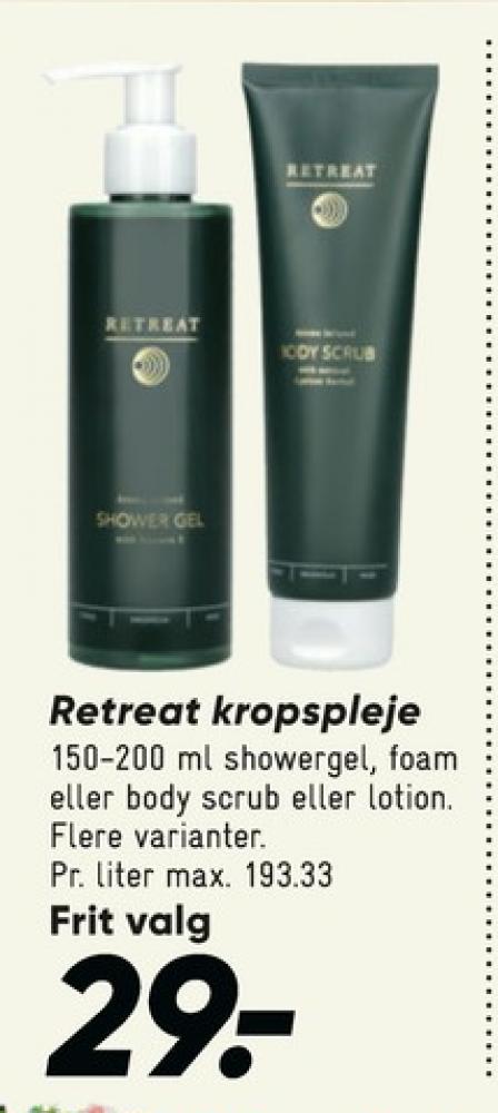 Retreat, Bodyshampoo
