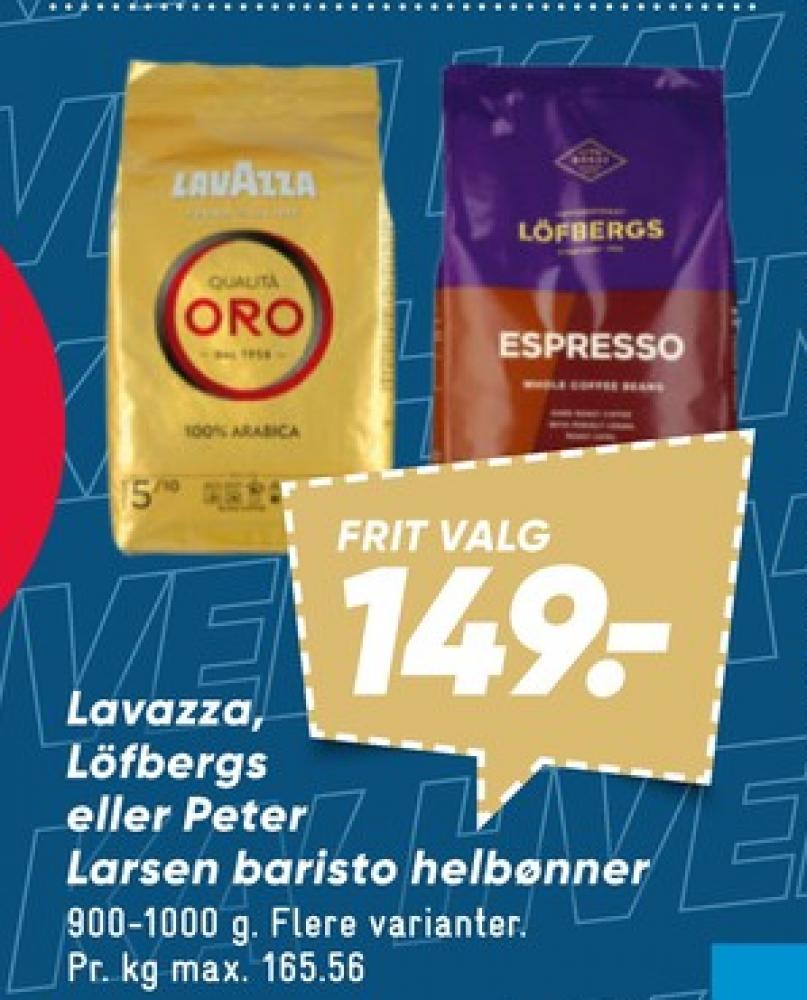 Löfberg Espresso, Kaffebønner