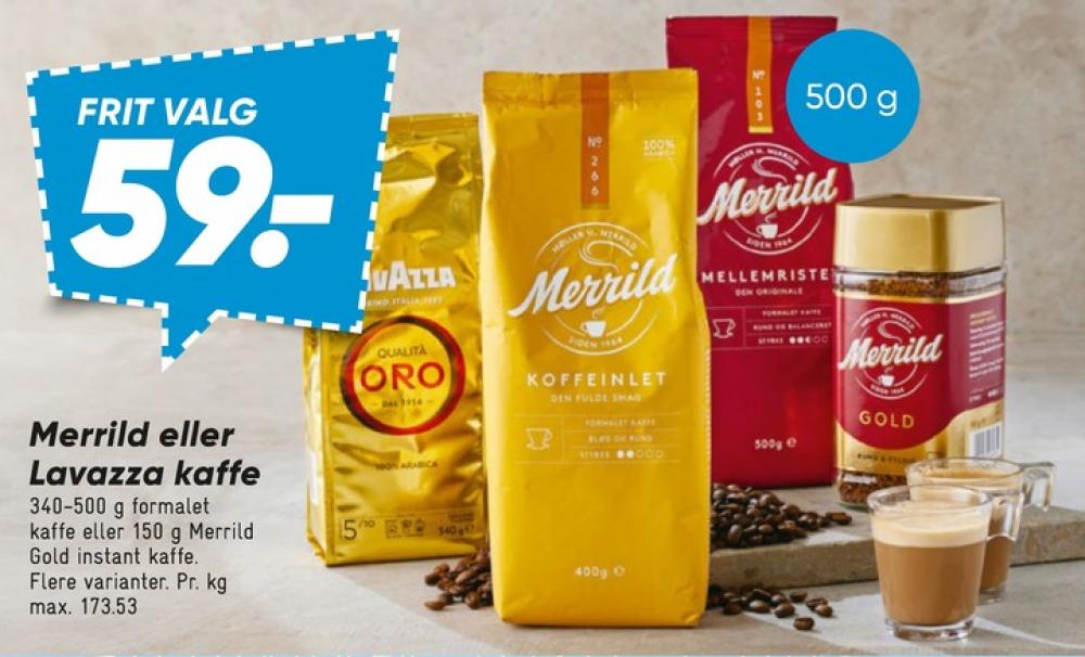 Merrild Mellemristet, Kaffe Formalet