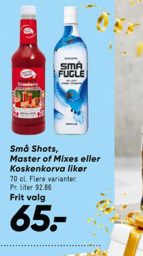 Små Fugle, Shots