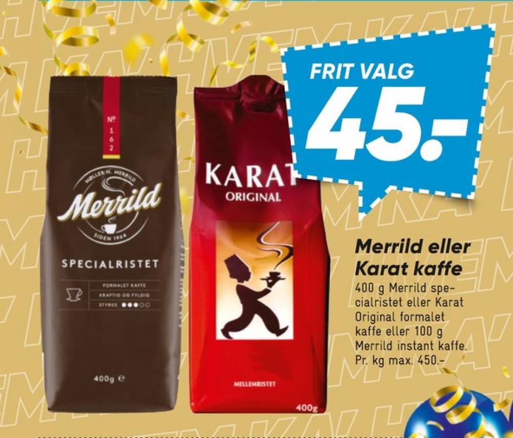 Merrild Specialristet, Kaffe Formalet
