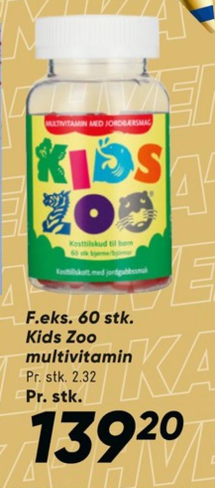 Kids Zoo, Vitaminer