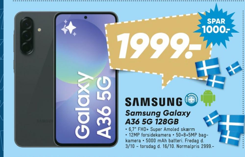 Galaxy Galaxy A36, Mobiltelefon