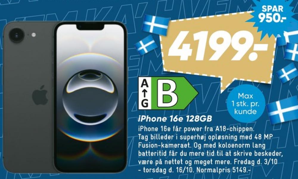 Apple Iphone 16e, Mobiltelefon
