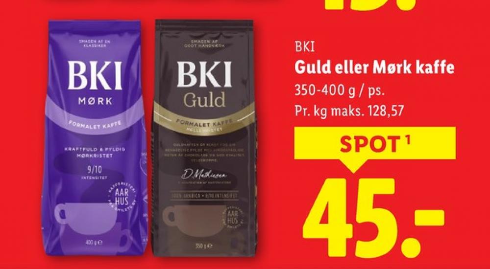 BKI Mørk, Kaffe Formalet