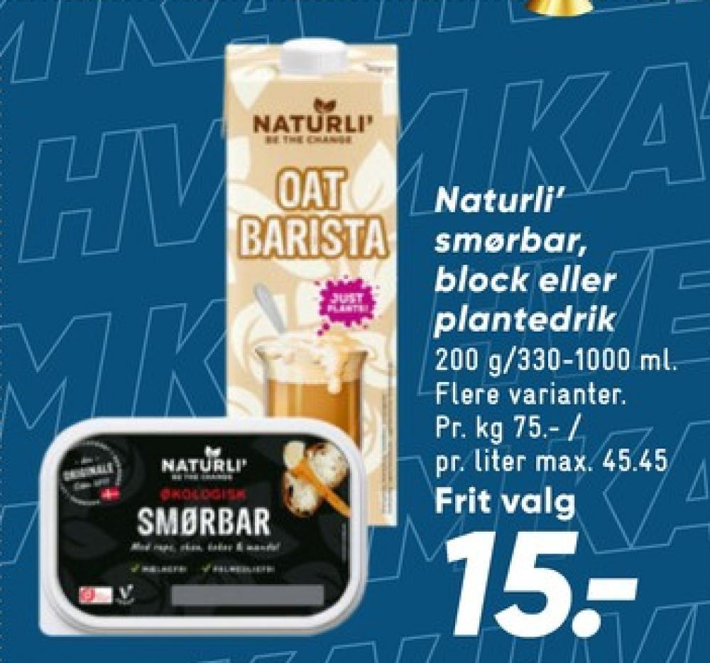 Naturli', Smørbar