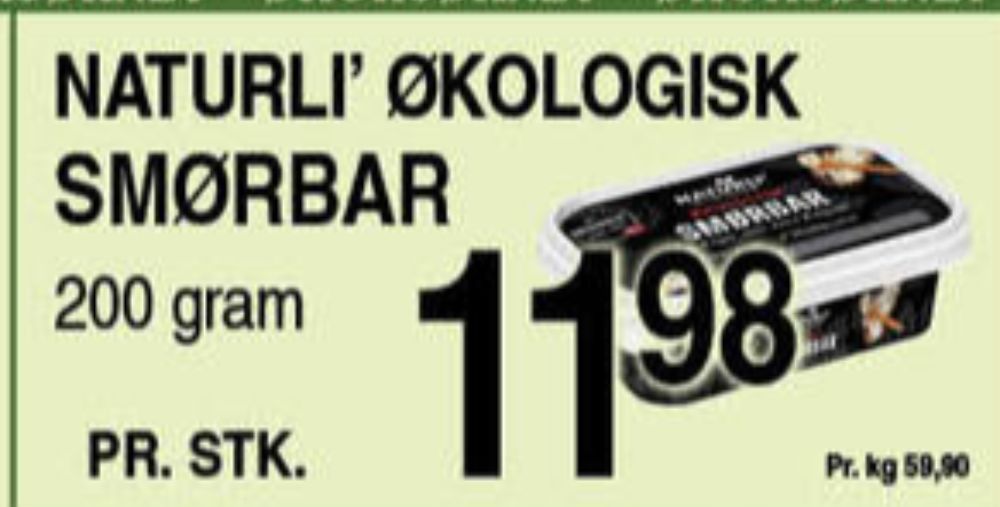 Naturli', Smørbar