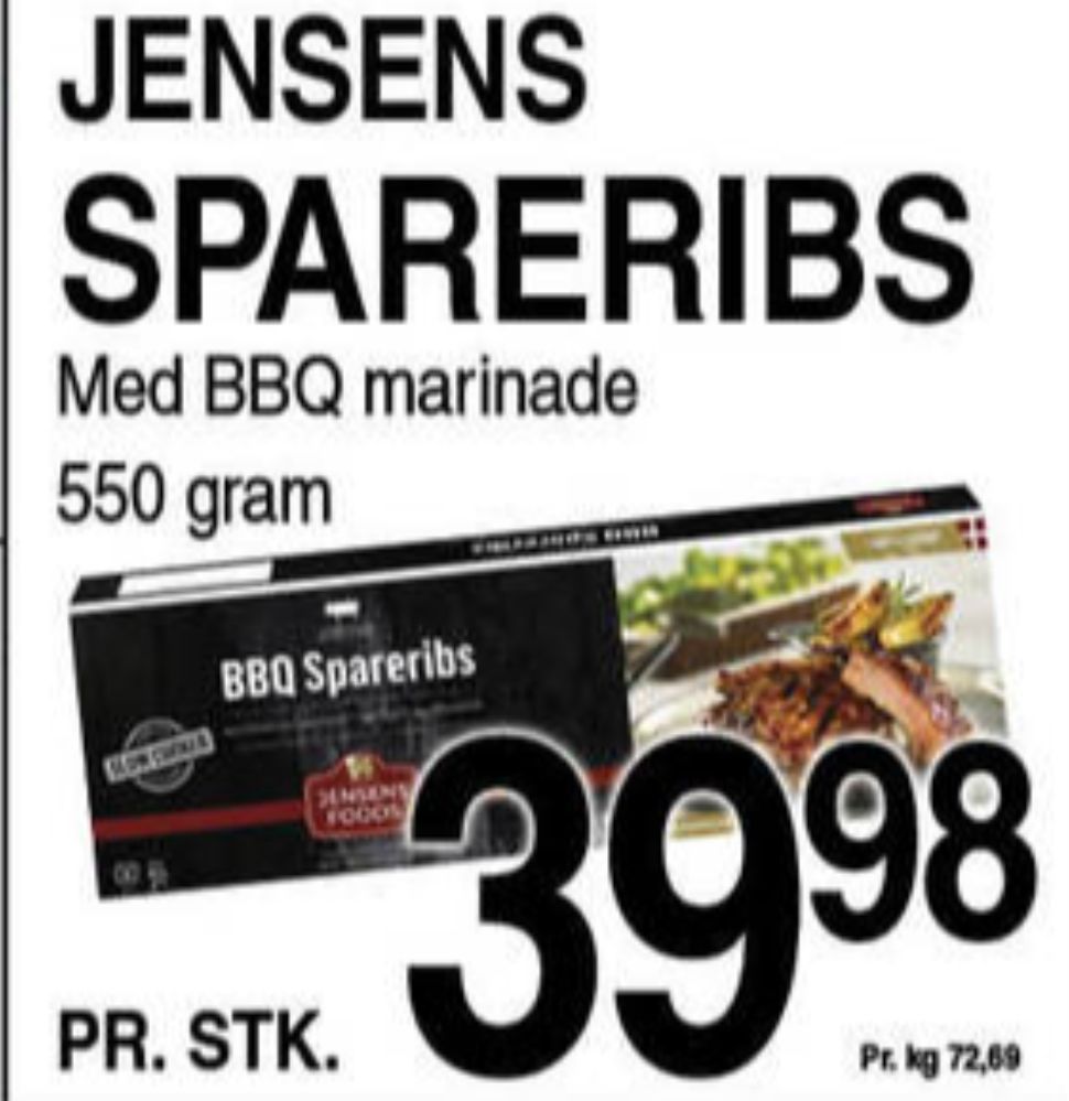 Jensens, Spareribs