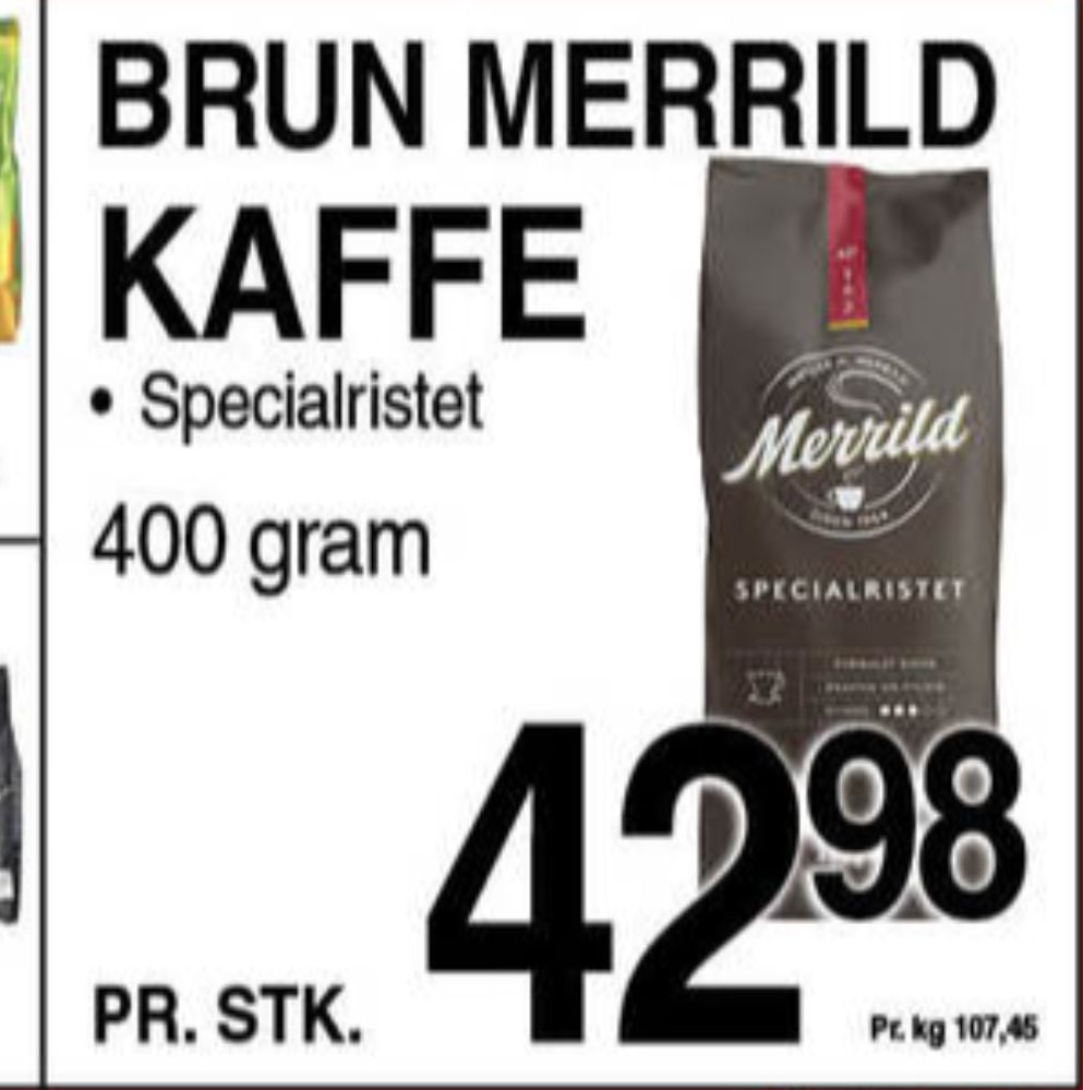 Merrild Specialristet, Kaffe Formalet