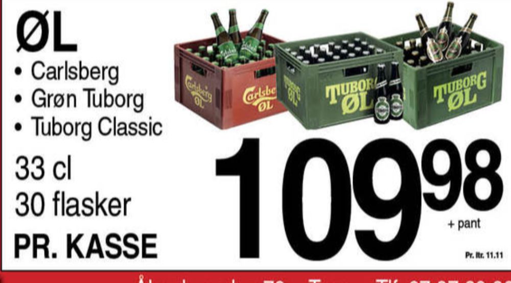 Tuborg Classic, Øl