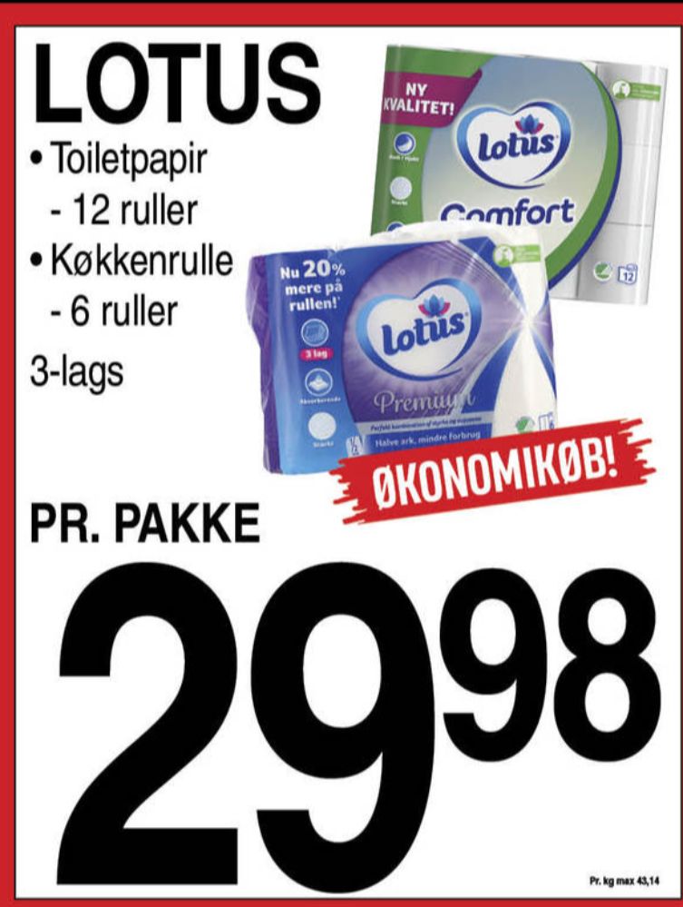 Lotus Premium, Køkkenrulle
