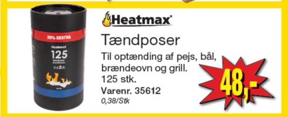Heatmax, Tændposer