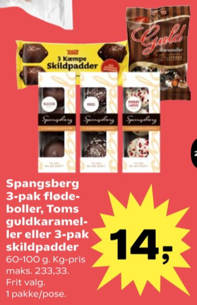 Spangsberg, Flødeboller Hindbær & Lakrids