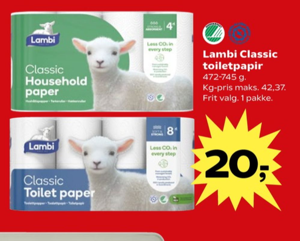 Lambi Classic, Køkkenrulle