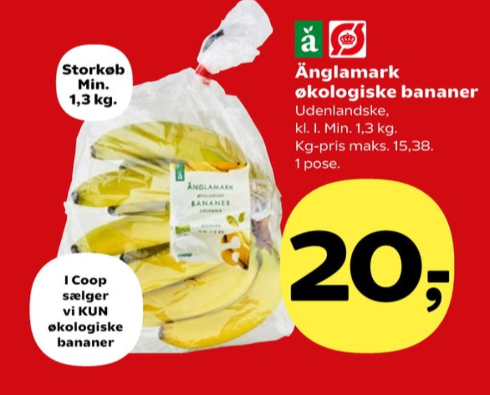 Änglamark, Bananer