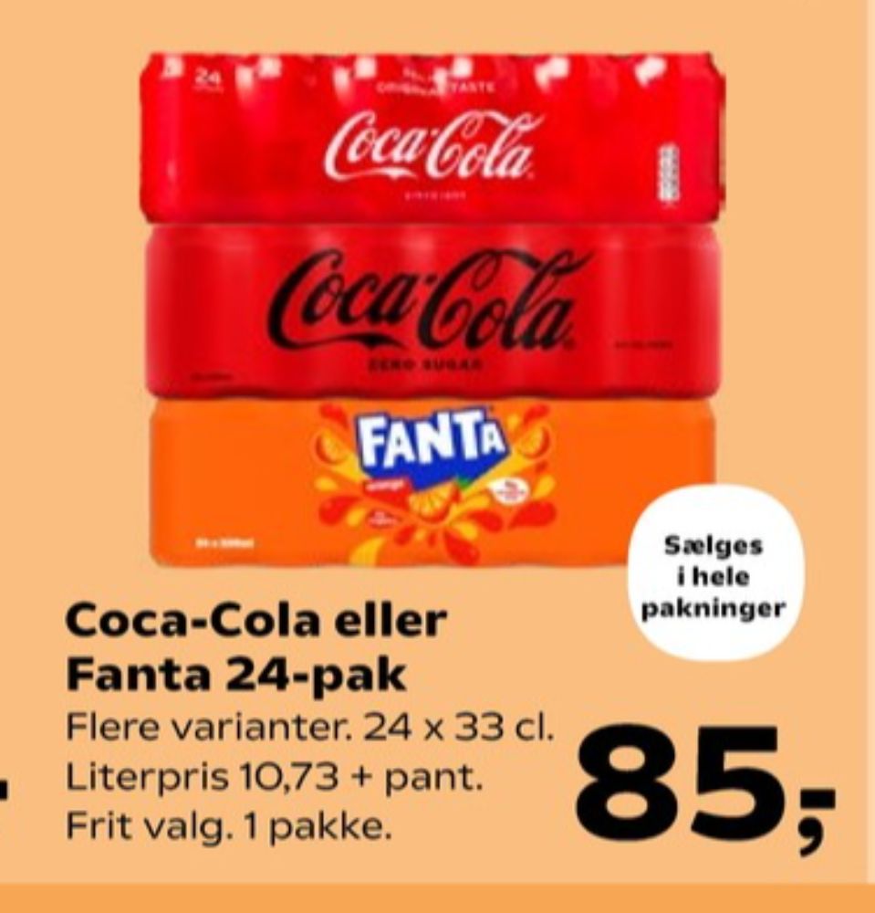 Coca Cola, Cola 24 pk.