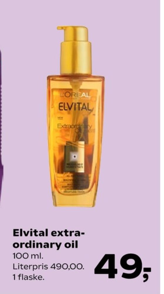 Loreal Elvital, Hårolie