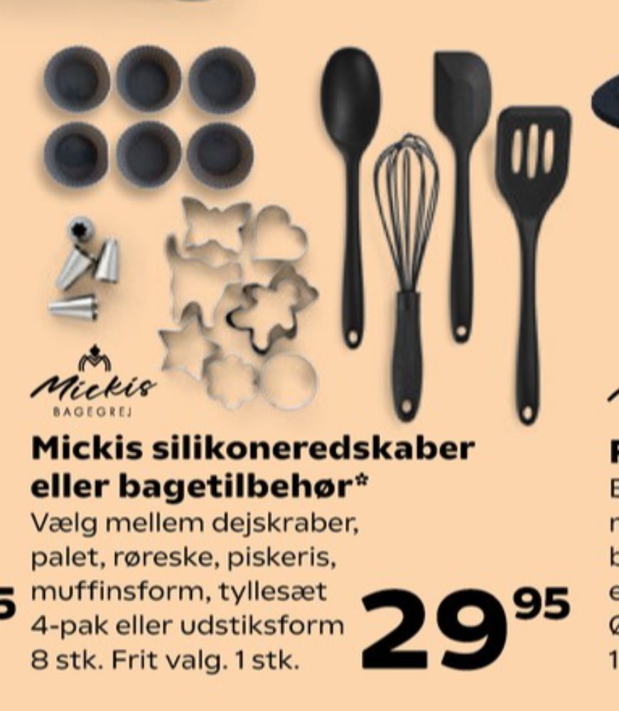 Mickis Bagegrej, Udstiksforme
