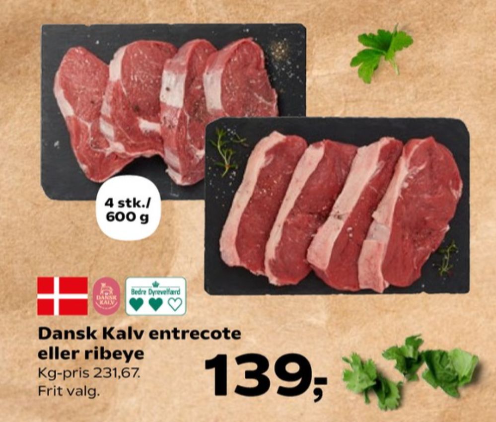 Danish Crown Dansk Kalv, Kalveribeye