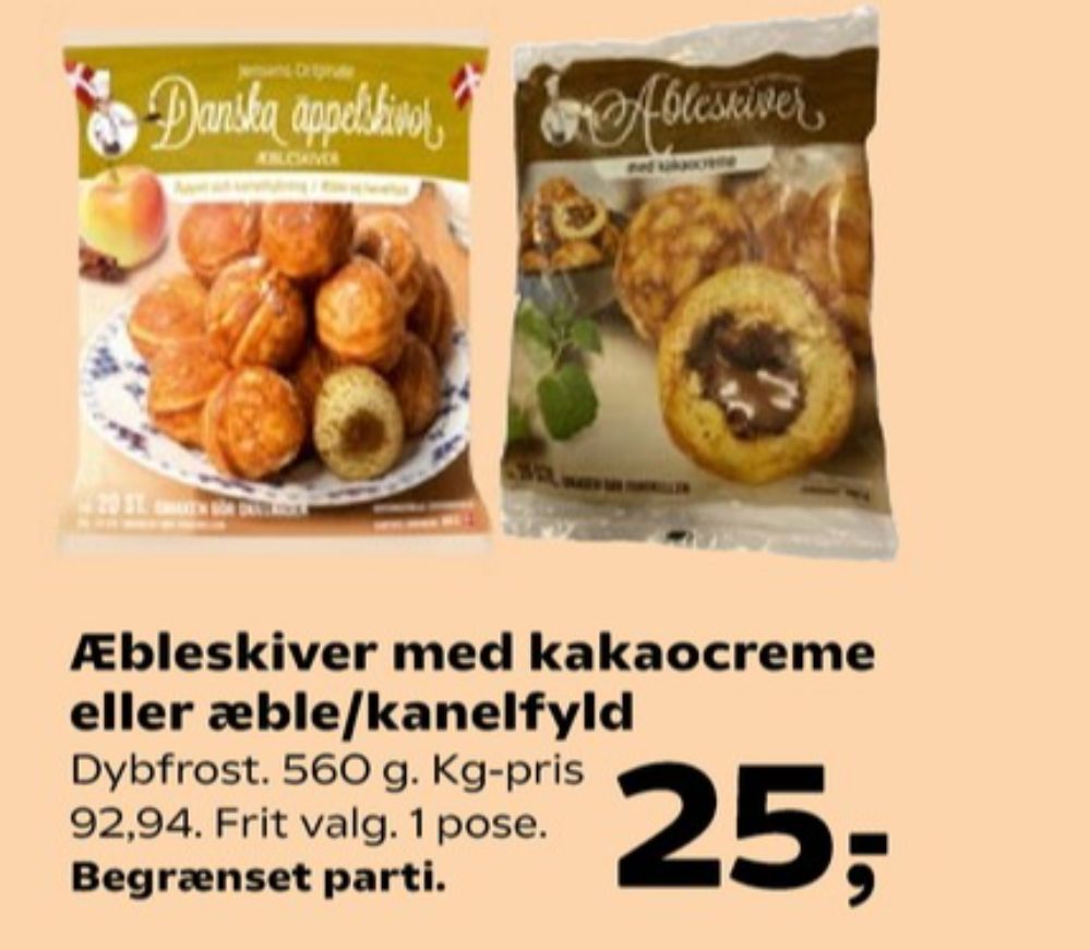 Jensens, Æbleskiver med Kakaocreme