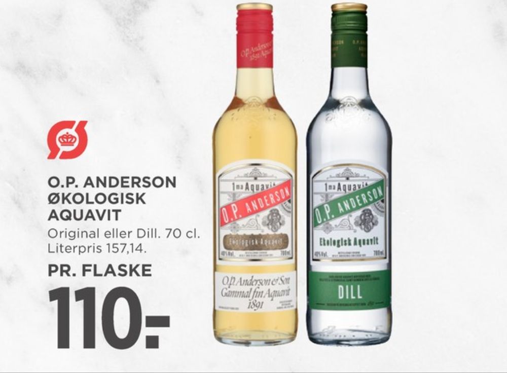 OP Anderson Dill, Akvavit