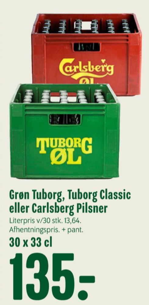 Tuborg Classic, Øl