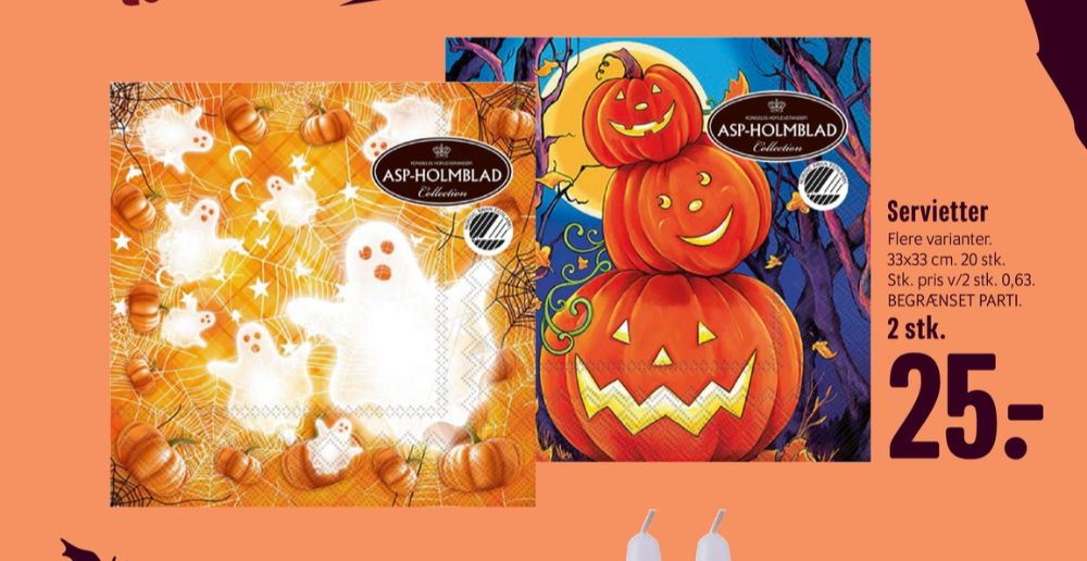 Halloweenservietter