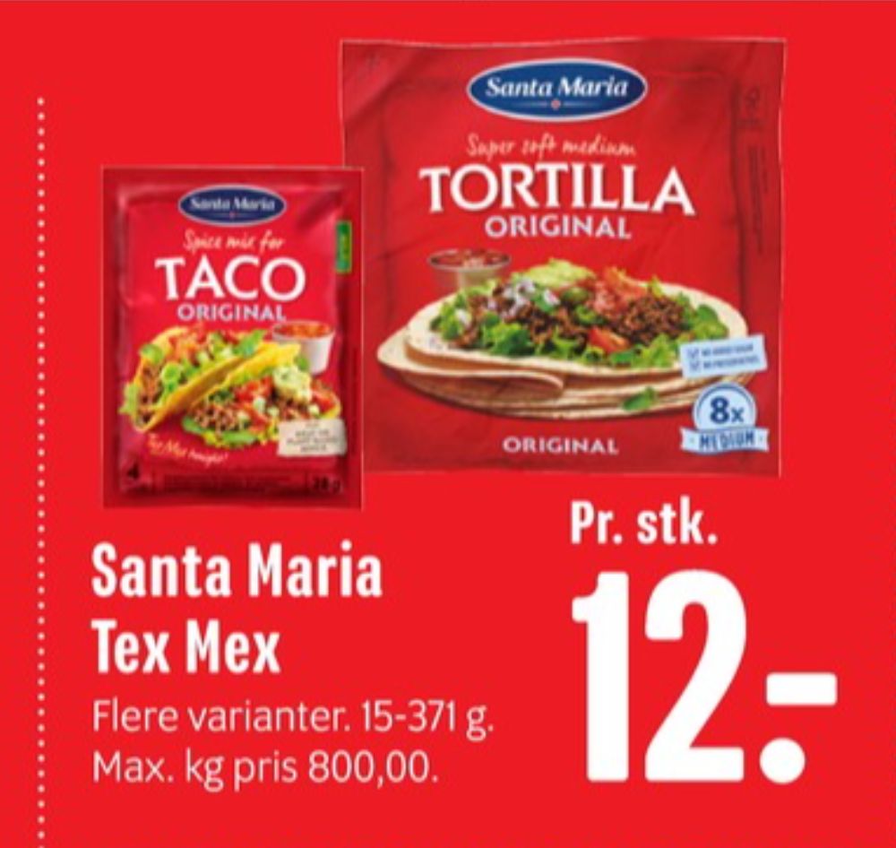 Santa Maria, Tortillawraps Original