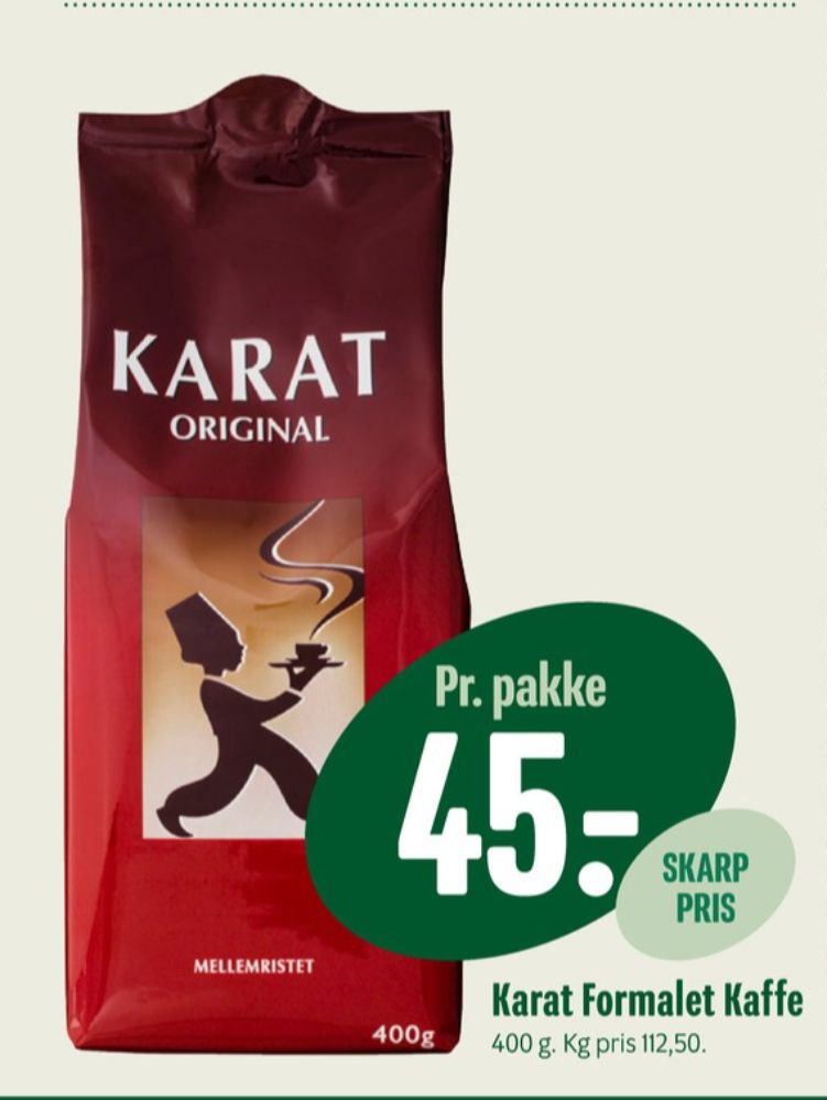Karat Original, Kaffe Formalet