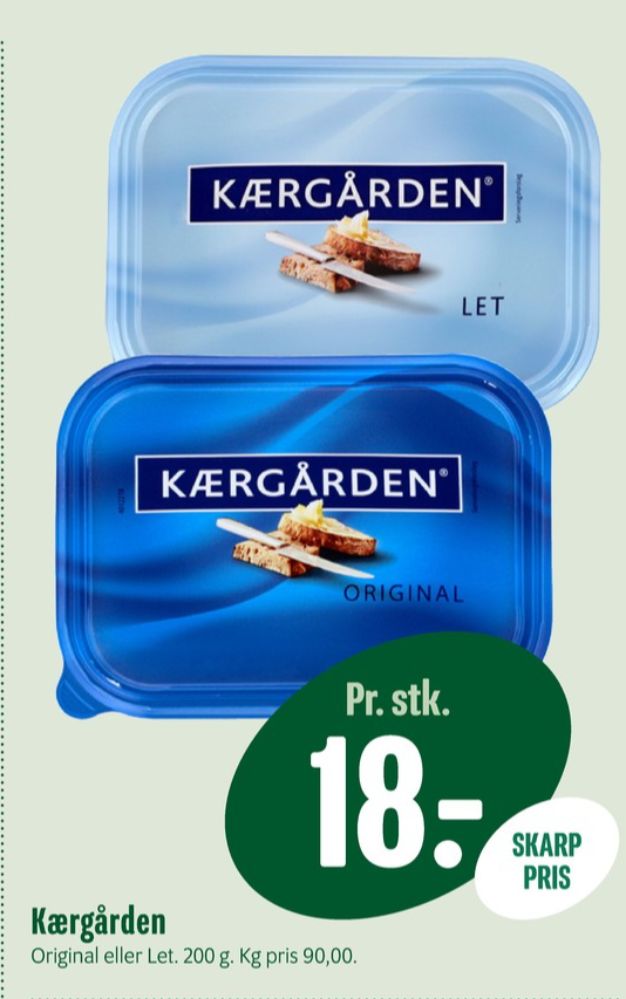 Kærgården, Smørbar