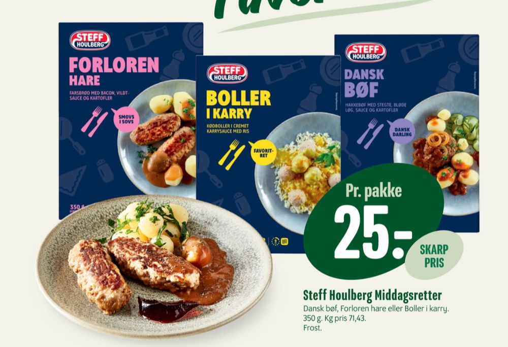 Steff Houlberg, Dansk Bøf med Løg