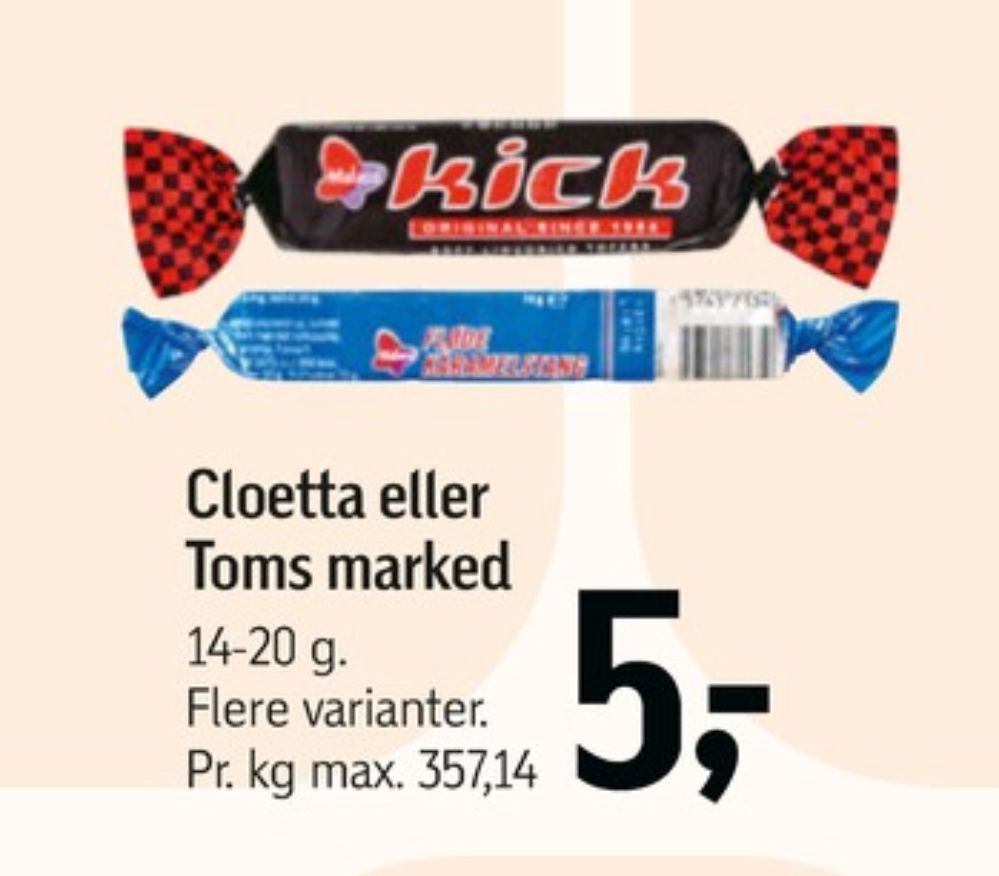 Malaco Kick, Lakridsstænger