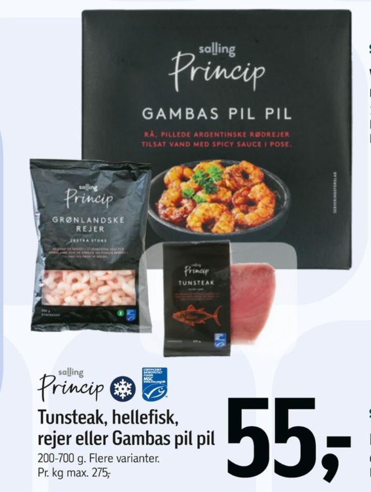 Salling Princip, Skalrejer