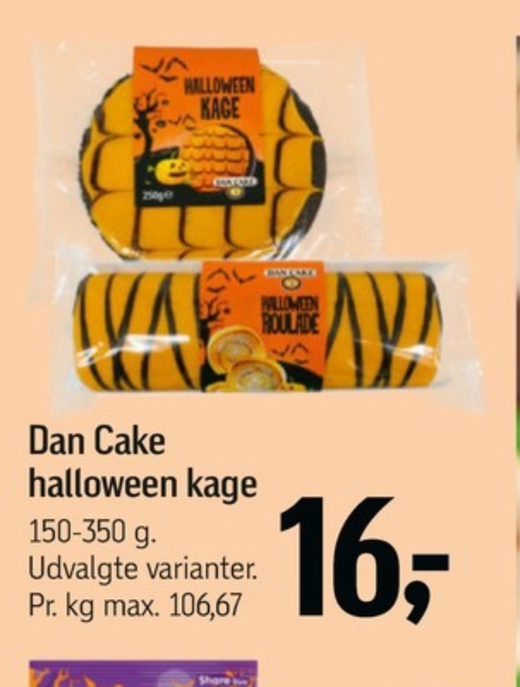 Dan Cake, Halloween Roulade