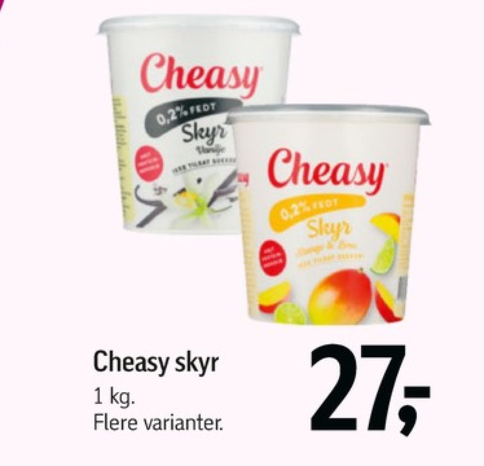 Cheasy, Vanilje Skyr 