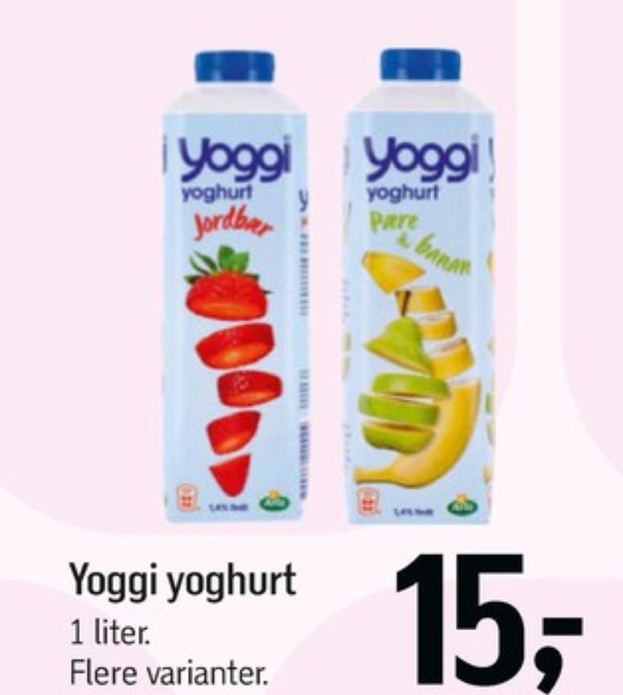 Yoggi, Jordbær Yoghurt 