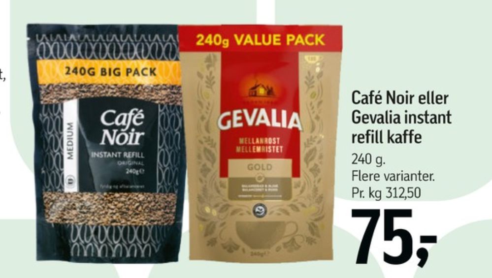 Gevalia Gold, Instant Kaffe