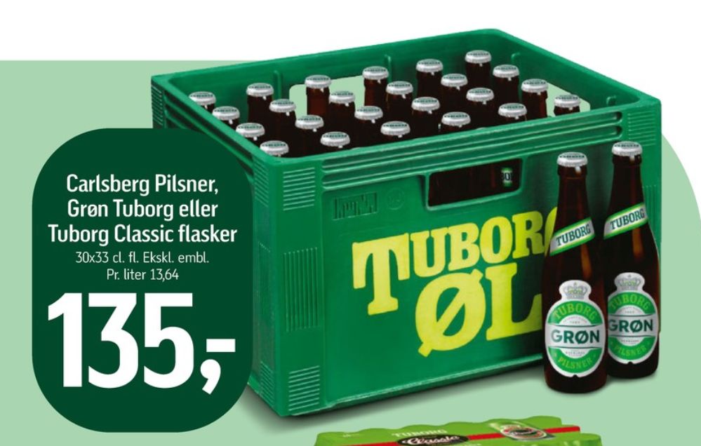 Tuborg Grøn, Øl