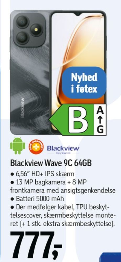 Blackview Wave 9C, Mobiltelefon