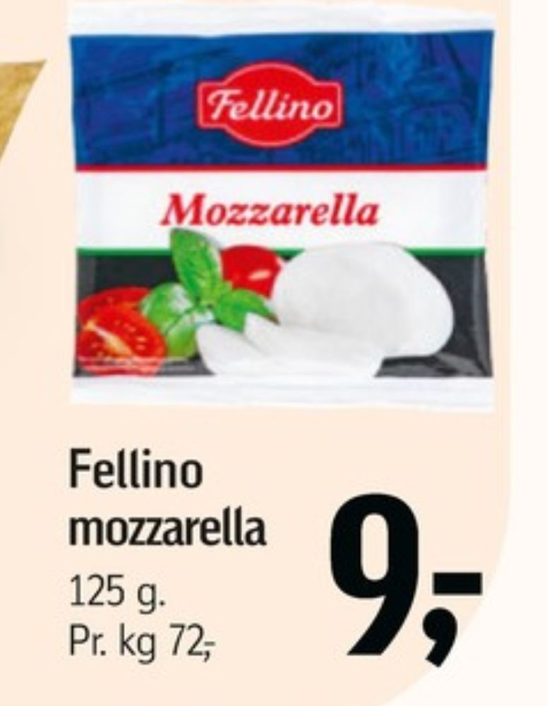 Fellino, Mozzarella