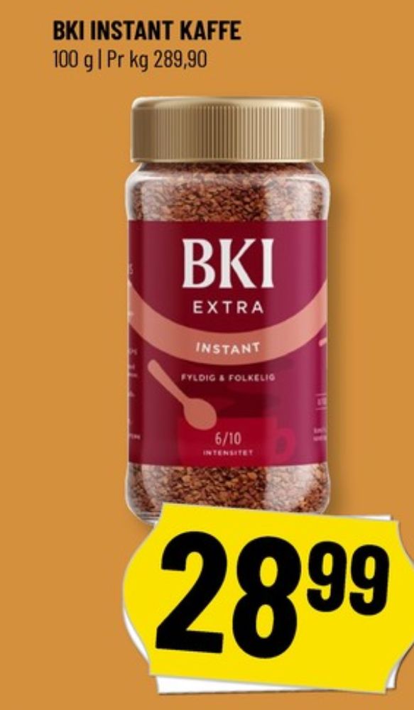 BKI Extra, Instant Kaffe