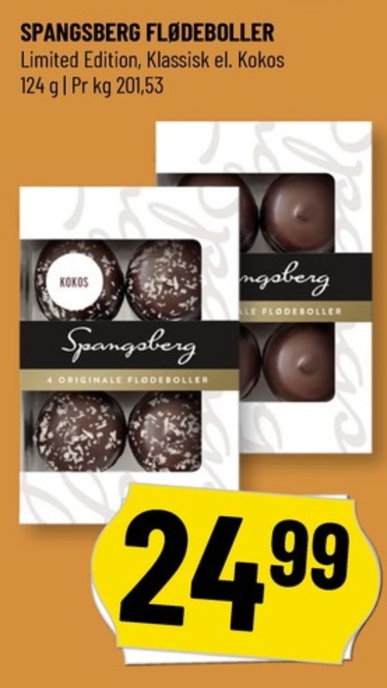 Spangsberg, Flødeboller Klassisk