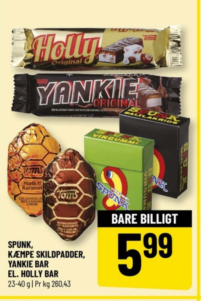 Yankie, Chokoladebar
