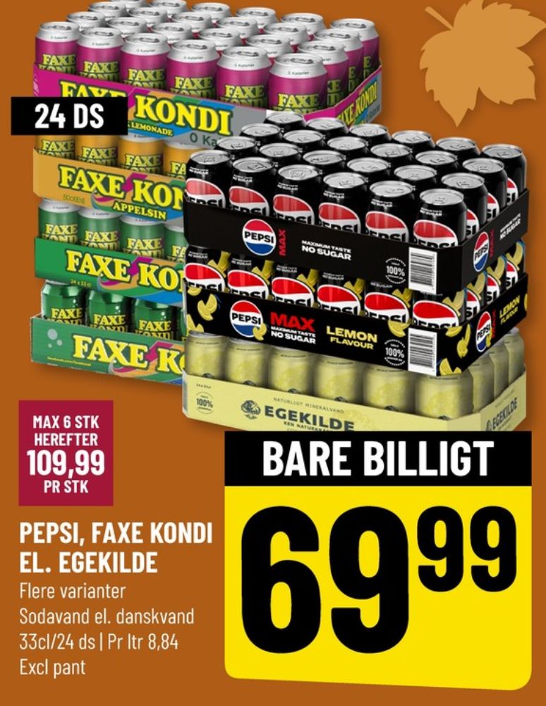 Pepsi Max, Cola 24 pk.