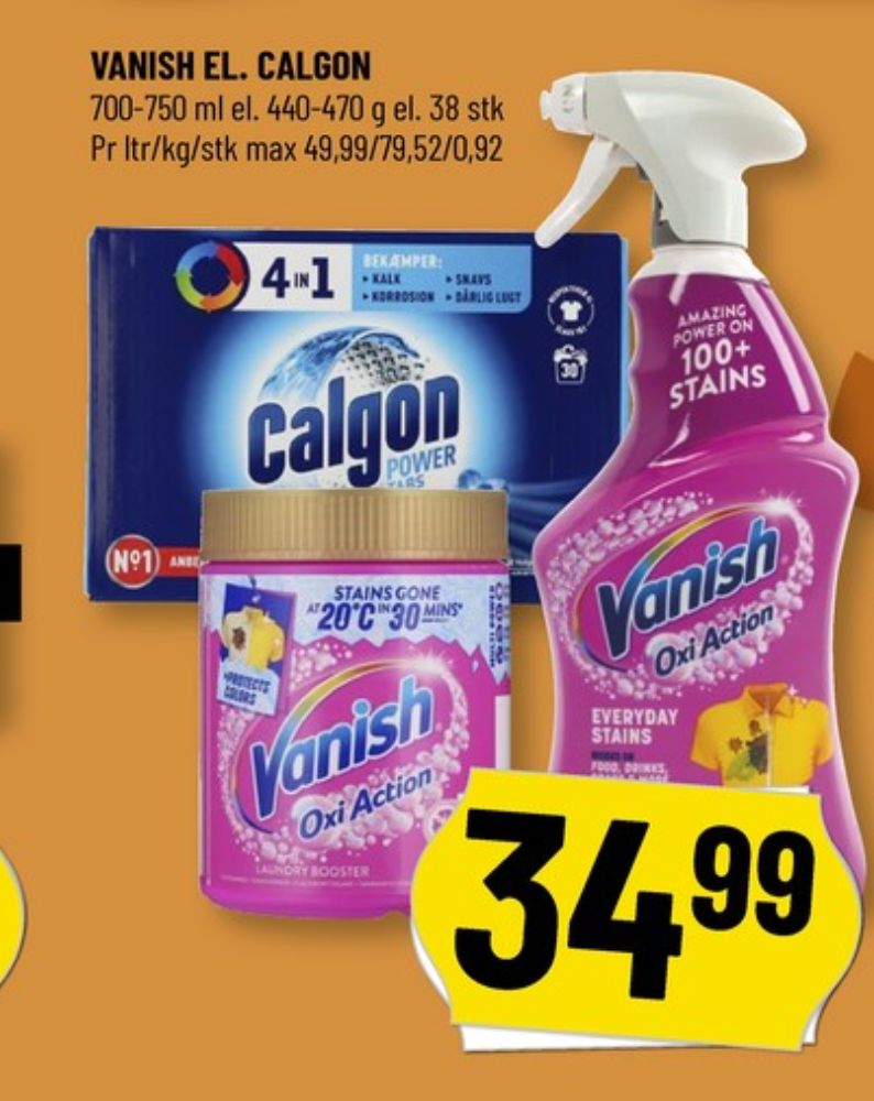 Calgon, Vaskemaskinerens