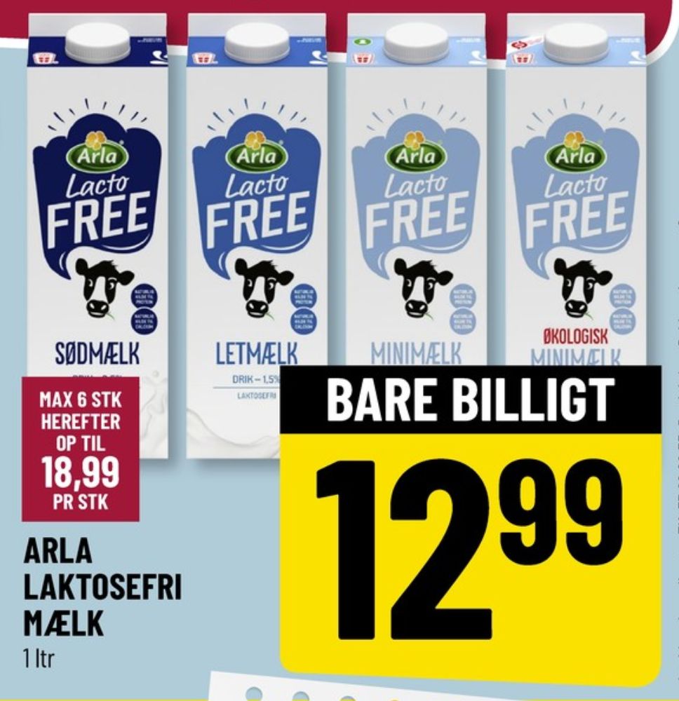 Arla Lacto FREE, Sødmælk