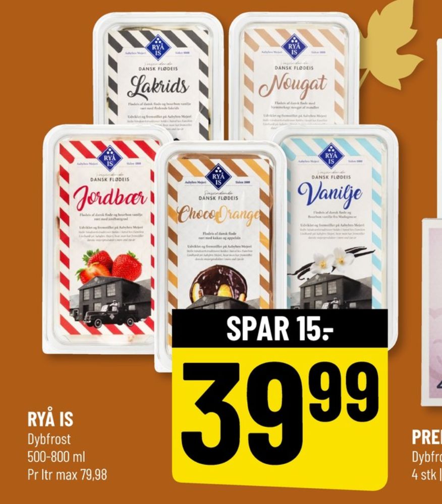 Ryå Is, Nougat Flødeis